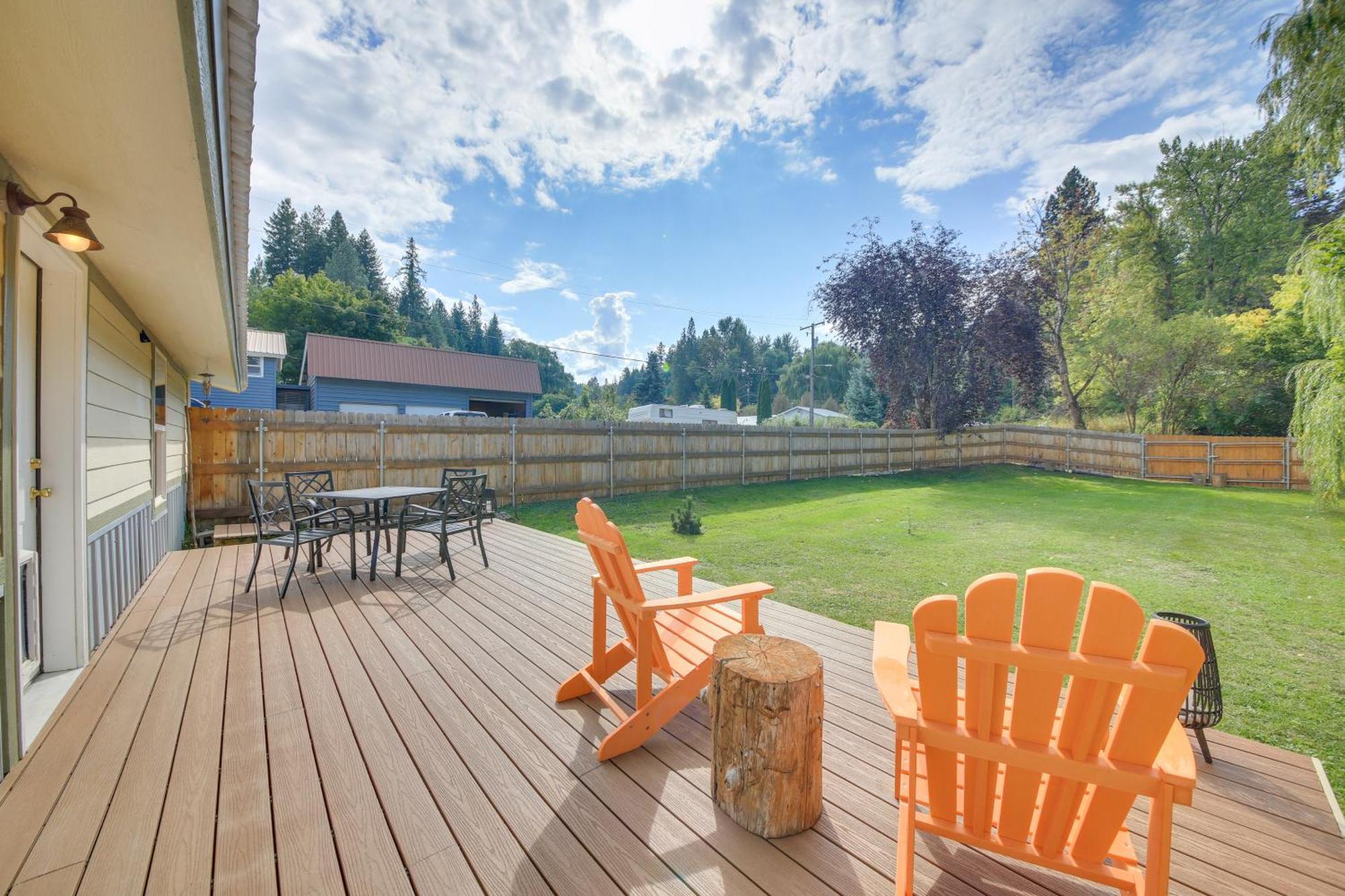 Downtown Bonners Ferry Home With Covered Porch! Exteriér fotografie